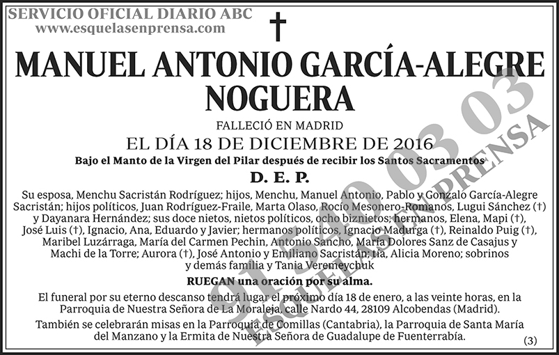 Manuel Antonio García-Alegre Noguera